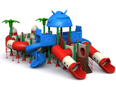 Zona de juegos al aire libre para niños del parque de atracciones TQ-JG109-1
